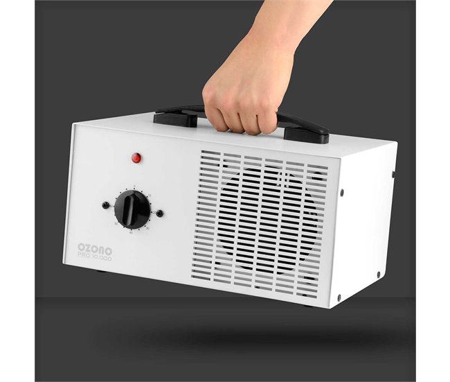 Generador Ozono Desinfectante Purificador Emisión 10000mg/h Gridinlux Blanco