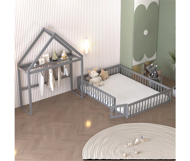 Camas infantiles 154x205 Gris