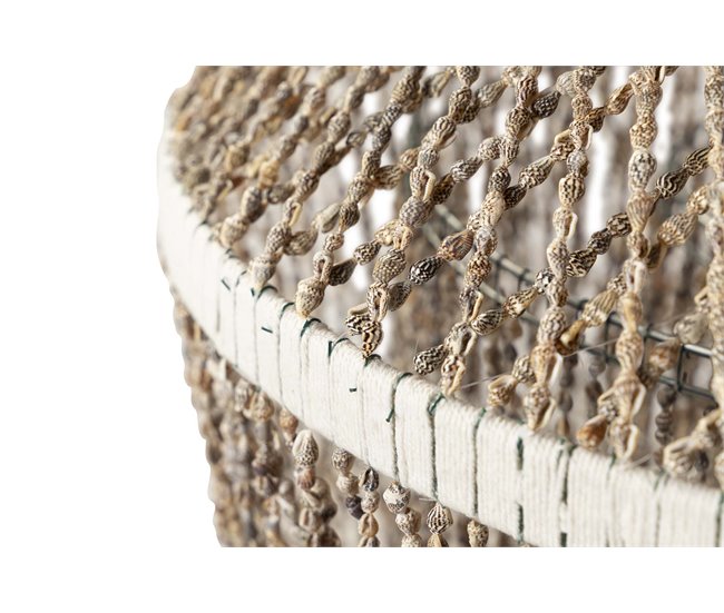 Lampara de Techo Conchas Marron