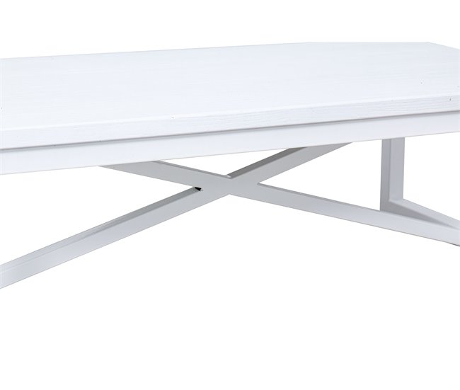 Mesa Metal Adda Home Blanco