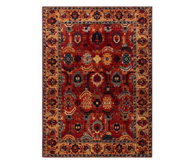 Alfombra de lana SUPERIOR OMAN oriental 200x300 Rojo
