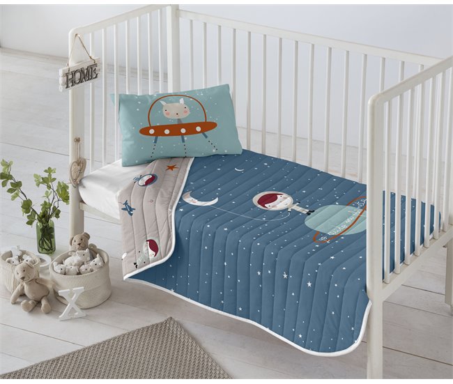 COLCHA BOUTI REVERSIBLE PLANETA Multicolor