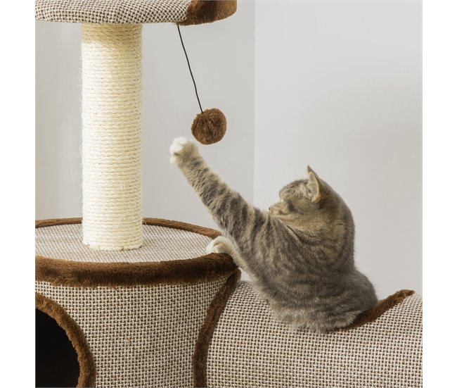 Árbol Rascador para Gatos Marron