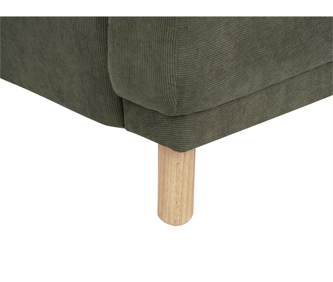 Beliani Sofá de 3 plazas Pana TUVE Verde Oscuro