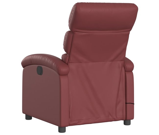 Sillón Reclinable De Masaje Granate