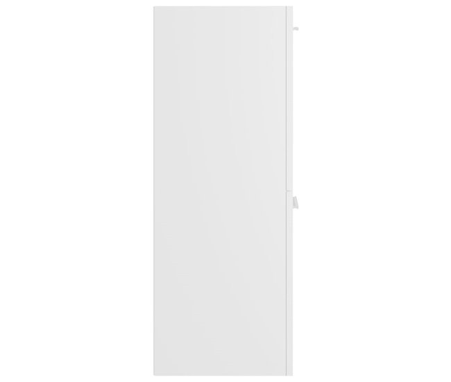 Armario de baño madera contrachapada 30 Blanco
