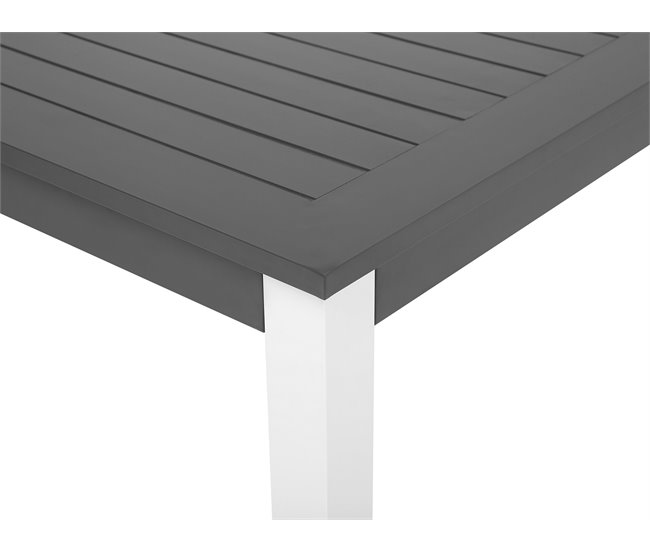 Beliani Conjunto de comedor PANCOLE Gris