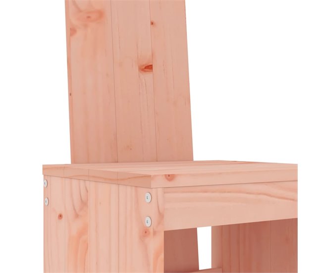 2 Taburetes altos de madera Blanco