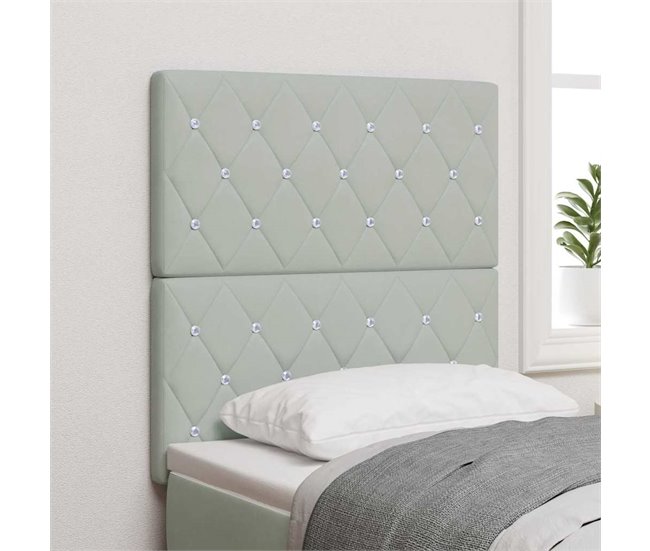 Cabecera De Terciopelo 80 Azul