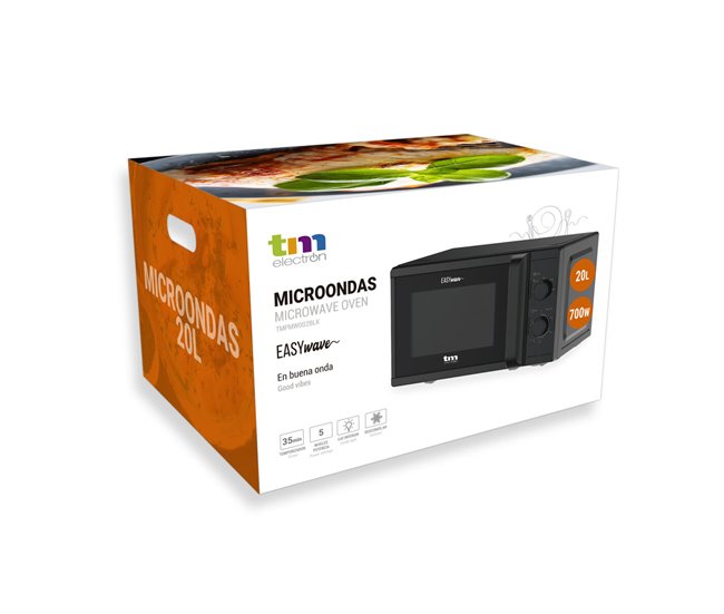 Microondas con Grill Negro
