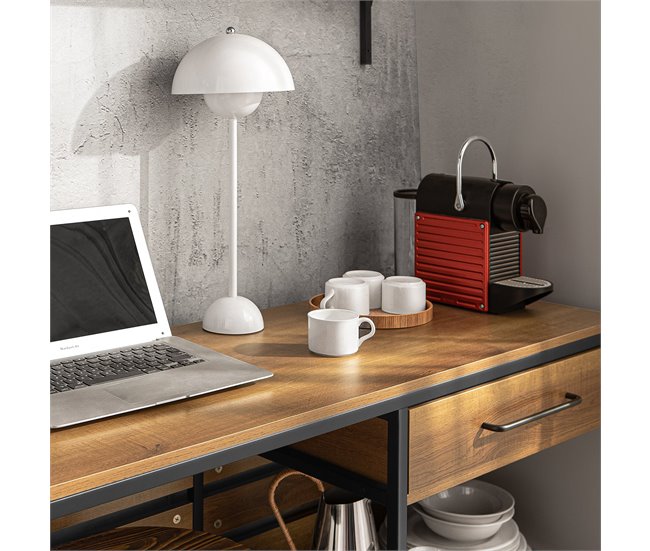 Aparador de Comedor con Cajón y 2 Estantes FSB71-PF SoBuy Natural