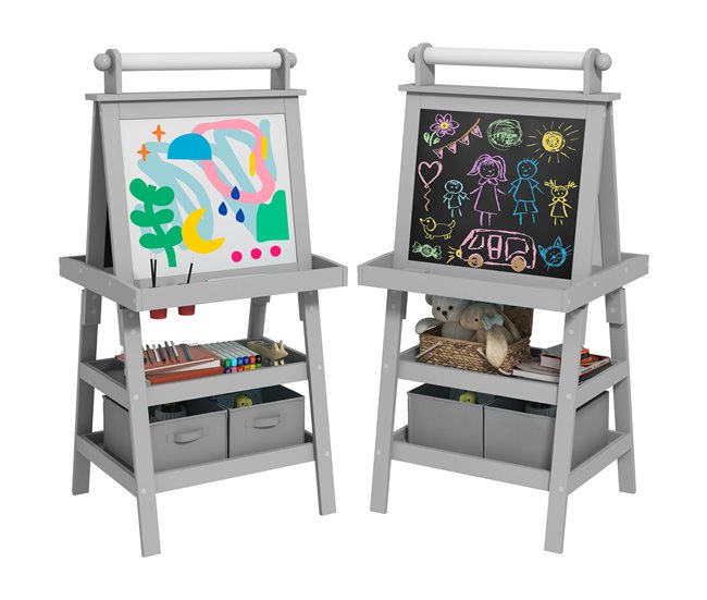 Caballete de Pintura MDF AIYAPLAY Gris