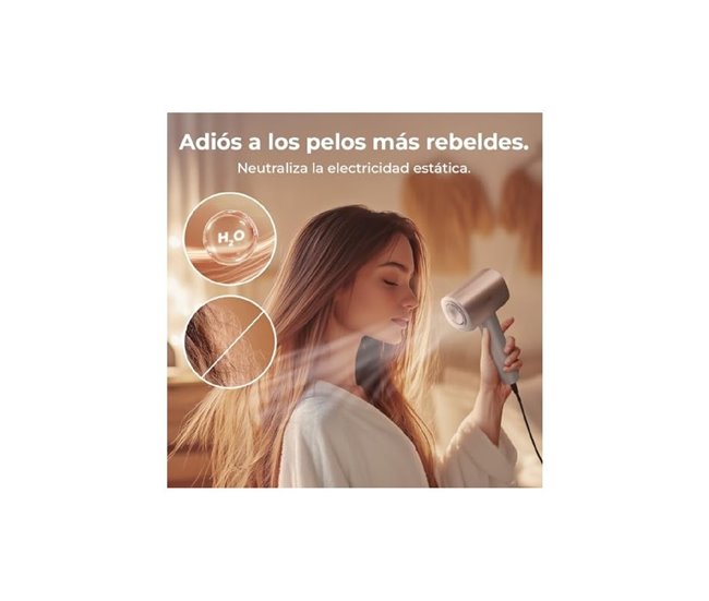 Cecotec Secador de Pelo Brushless DryGlam Plateado