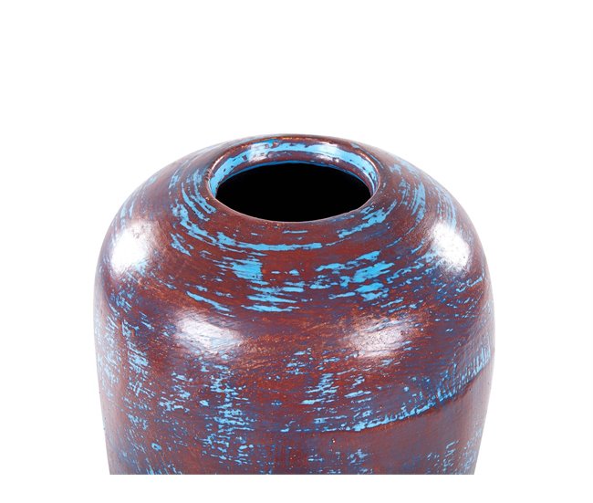 Beliani Jarrón decorativo DOJRAN Marron
