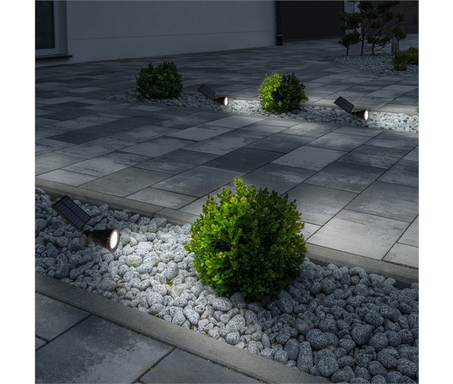 Baliza solar CORVUS marca ARTECONFORT Negro