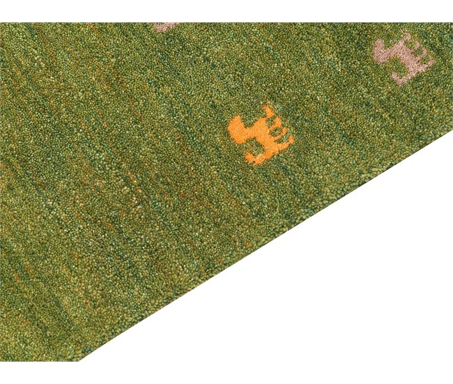 Beliani De pelo corto YULAFI 160x230 Verde