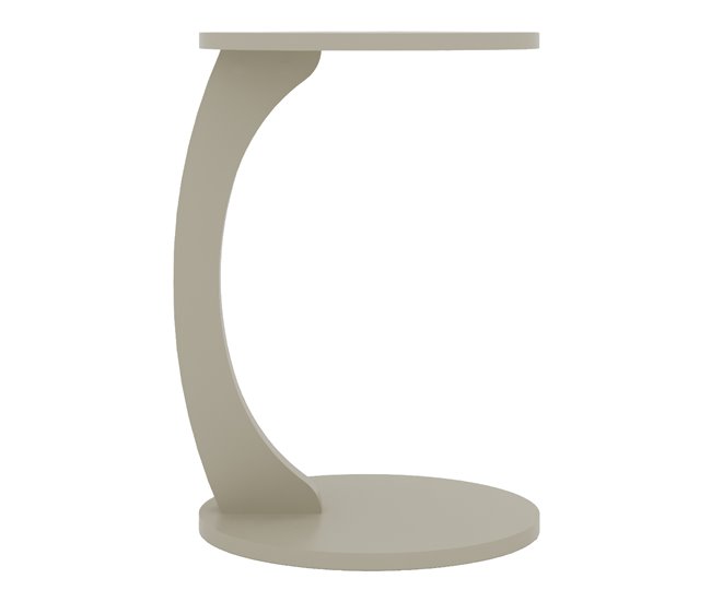 Mesa auxiliar Holeby con 4 ruedas 38x38 Arena