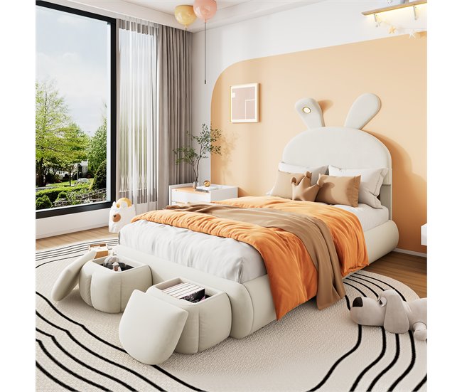 Camas infantiles 104x237 Beige