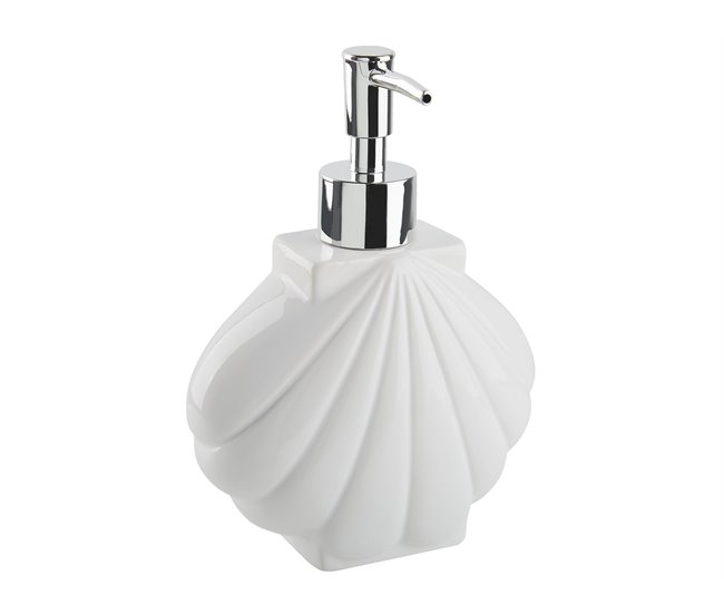 Beliani Conjunto de accesorios de baño SHELL Blanco