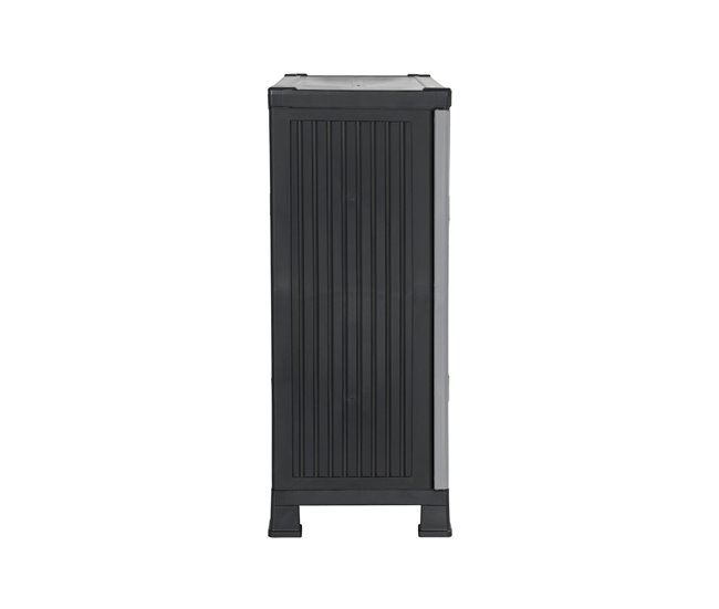 Armario de Resina Exterior Bajo con 1 Balda O91 68 Gris
