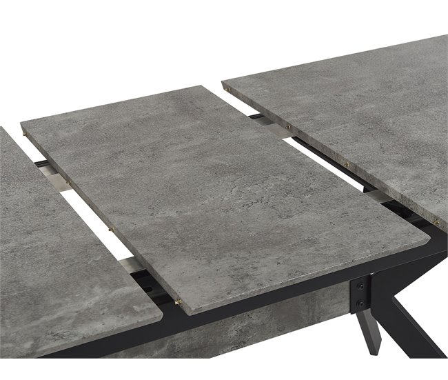 Beliani Mesa de centro AVOCA 80x140 Gris Claro