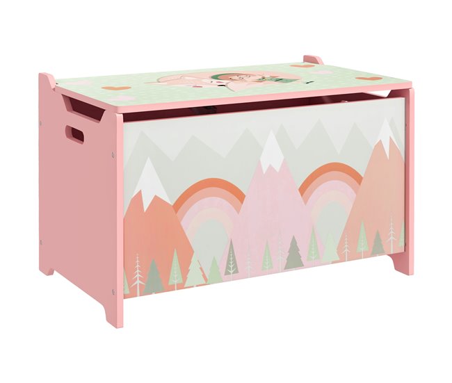 Cajas de Almacenamiento MDF ZONEKIZ 37 Rosa