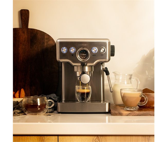 Cecotec Cafetera expressPower Espresso 20 Barista Mini Inox