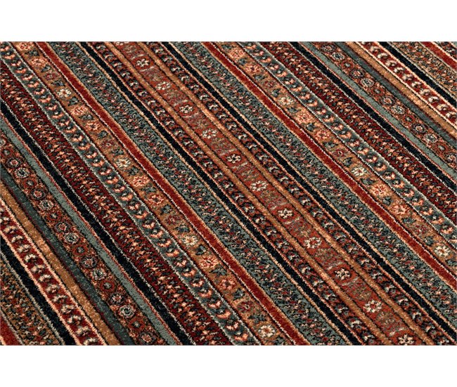 Alfombra de lana KASHQAI 4357 300 marco oriental 240x340 Rojo