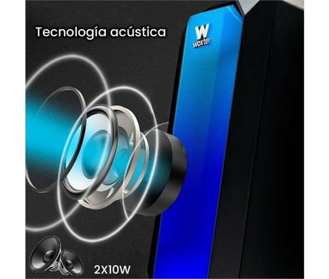 Altavoz Bluetooth Portátil  BIG BASS 97 BT Gris