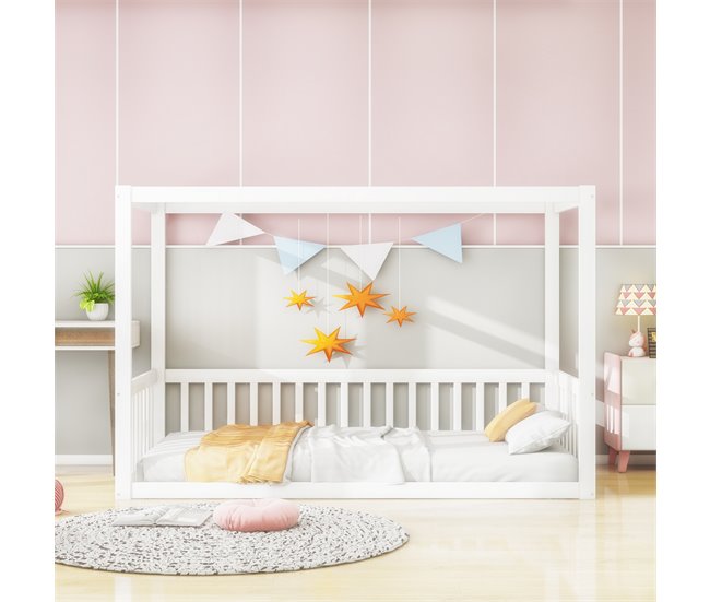 Camas infantiles 95x205 Blanco