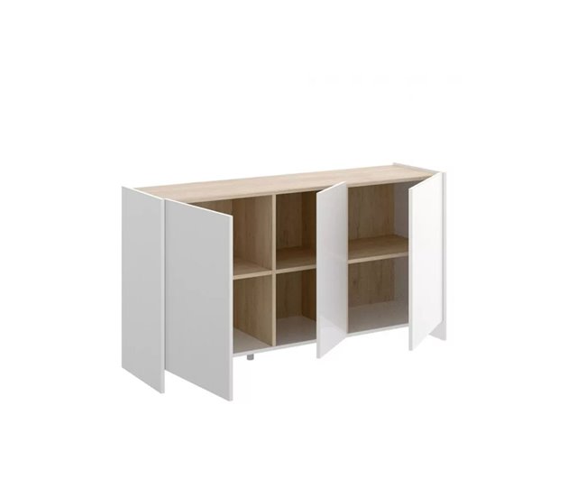 Aparador Kloe con  puertas Blanco