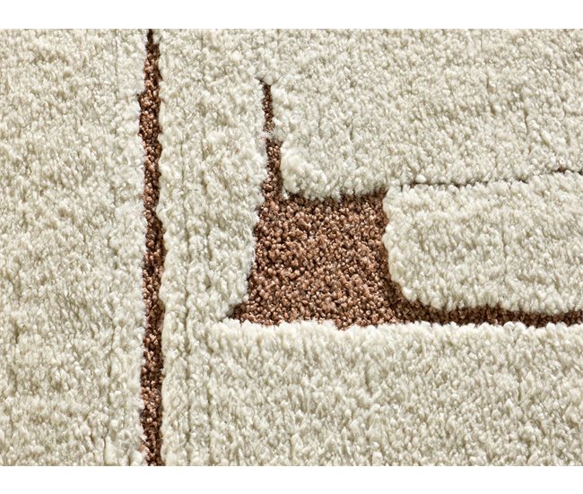 Alfombra de estilo escandinavo CANDELA - ATTICGO 120x170 Cobre