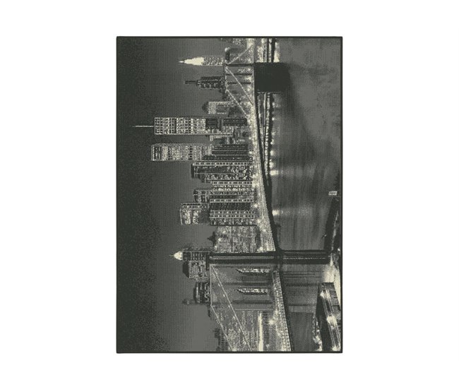 Alfombra BRIDGE 120x170 cm color gris Gris