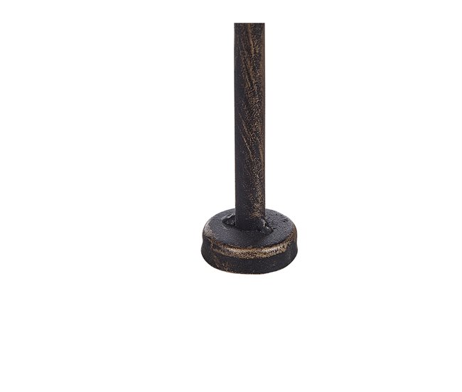 Beliani Estante de baño SIDERNO Negro