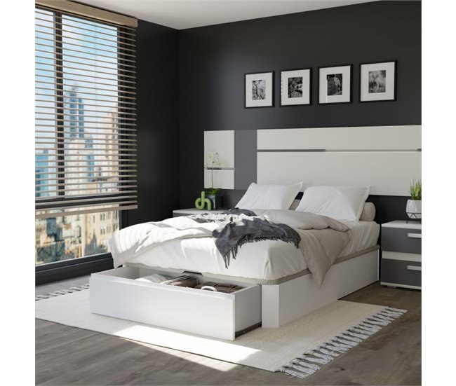 Canapé Luxury Max 3D 135x190 Blanco