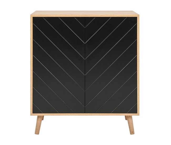 Beliani Aparador BRISTOW 76 Negro