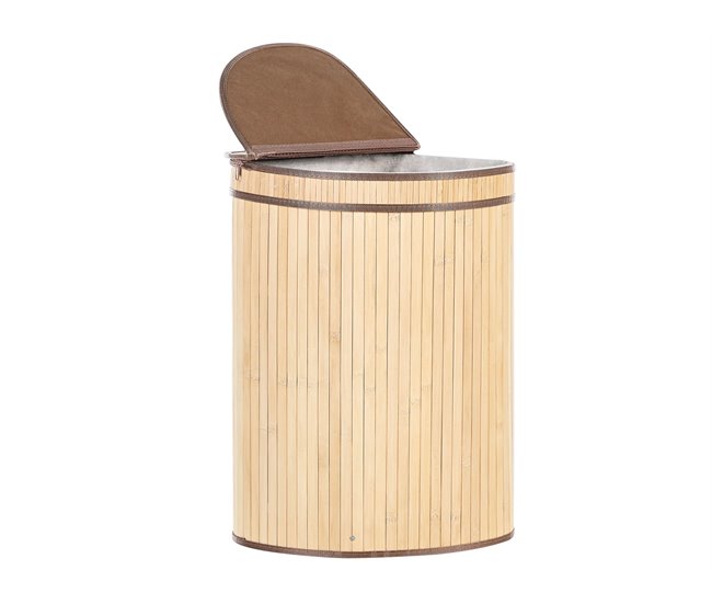 Beliani Cestas para la ropa BADULLA Marron