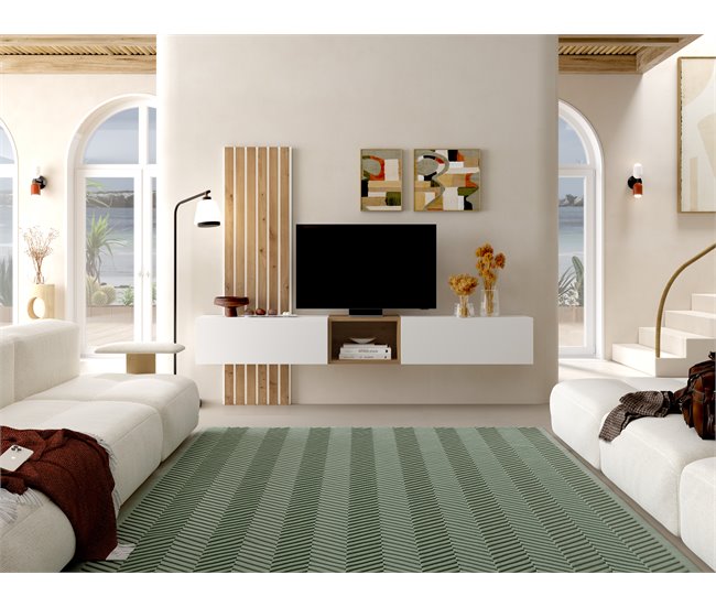 Compacto TV ARAMIS 3.3 Blanco/ Madera
