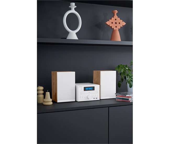 Microcadena Bluetooth Thomson Blanco/ Madera