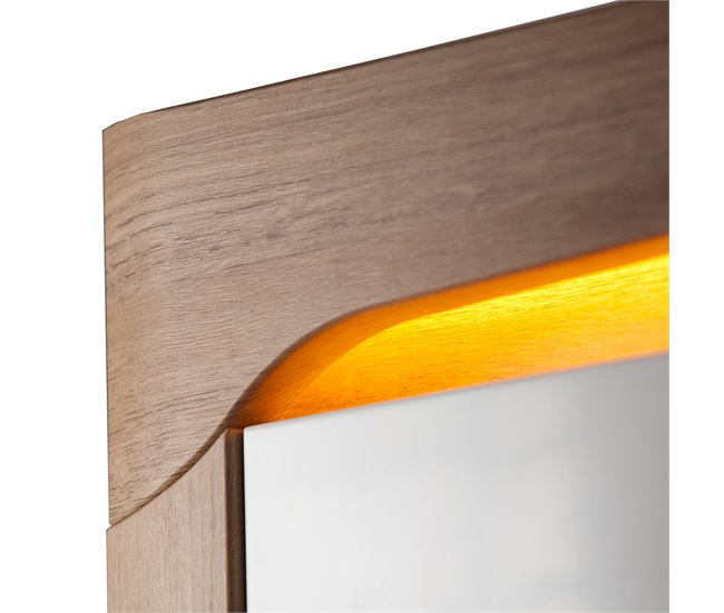 Armario 2 puertas con LED Teo 197 Madera