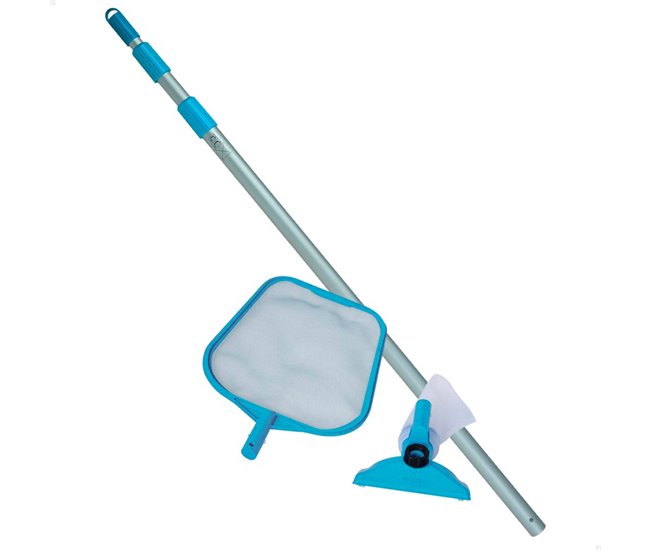 Kit de mantenimiento INTEX con mango telescópico Azul