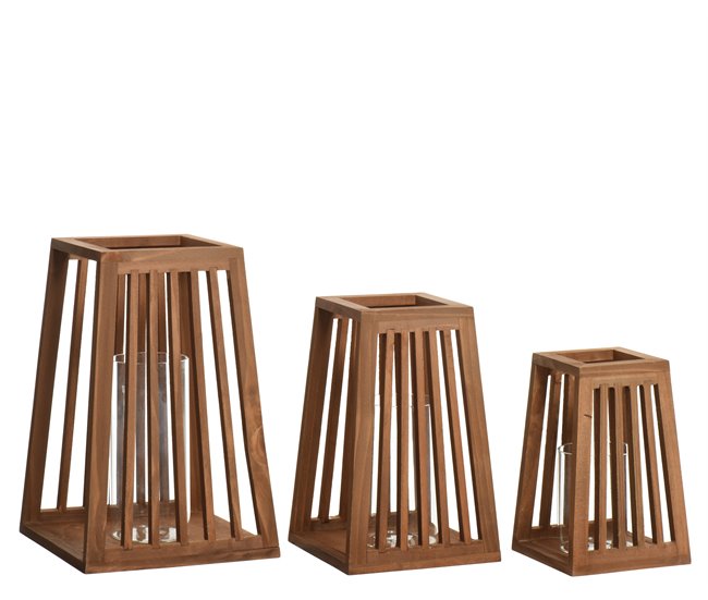 Farolillo decoracion MADERA marca DECORIS 