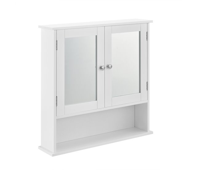 Mueble de pared para el baño MDF Blanco