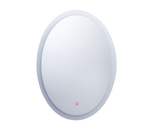 Beliani Espejo de baño VIRIAT Gris