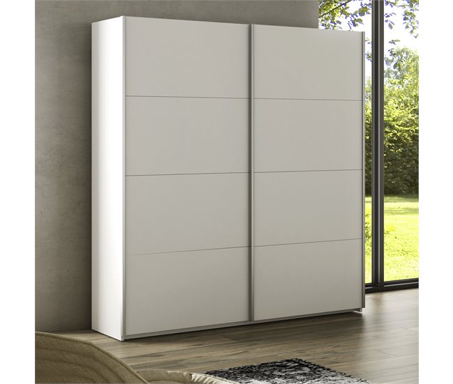 Armario ropero Aline 2 Puertas correderas 150 Blanco