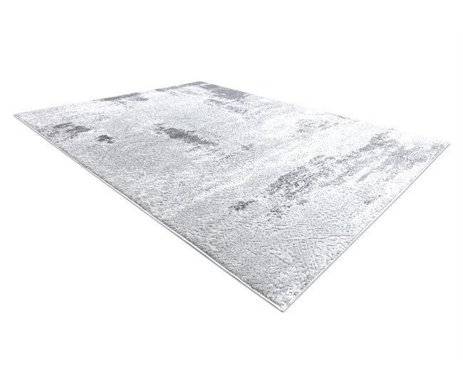 Alfombra MEFE moderna 8731 Vintage Structural dos niveles 200x290 Gris