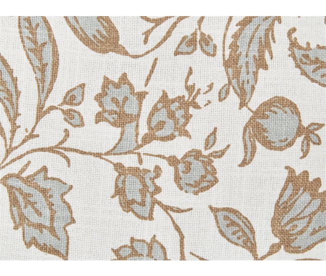 Beliani Cojín decorativo LIVISTONA Blanco/ Beige
