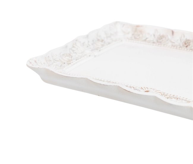 Bandeja Resina Adda Home Blanco