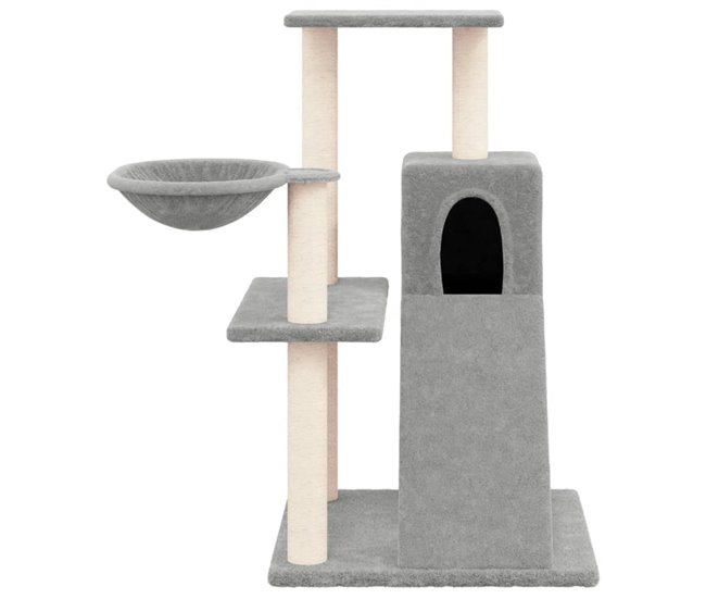 Árbol Para Gatos Gris Claro