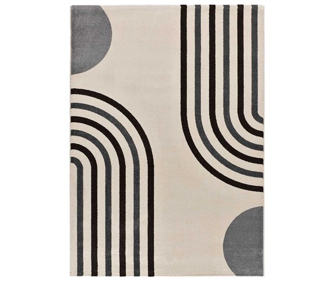 Alfombra estilo escandinavo y forma de arco GARDEN - ATTICGO 160x230 Blanco
